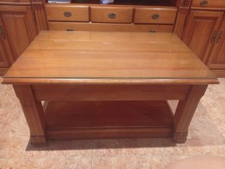 Mesa de comedor y 4 sillas madera