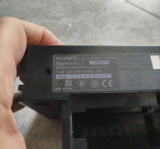 Carcasas PlayStation 2 FAT SCPH-50004 color negro