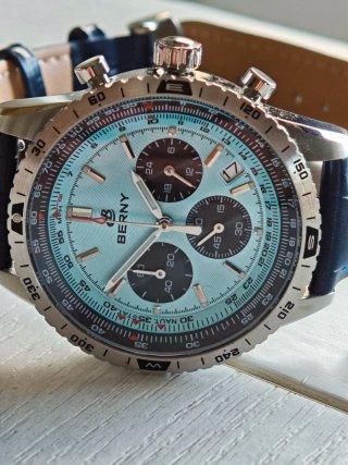 Reloj Berny Cronógrafo Azul