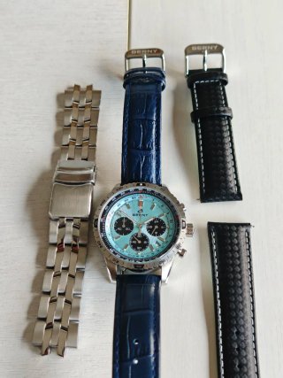 Reloj Berny Cronógrafo Azul
