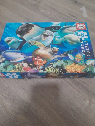 Puzzle Educa 100 Piezas Animales Marinos