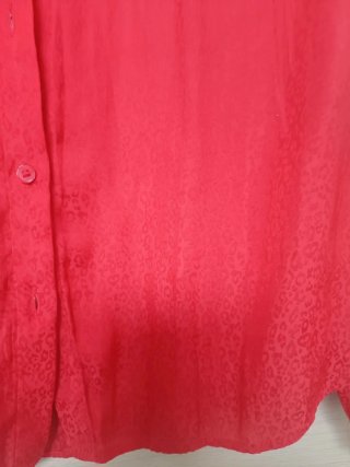 Camisa H&M Roja Manga Larga Talla M