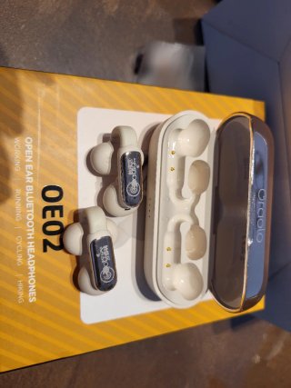 Auriculares Inalámbricos Oraolo OE02 Beige/Plata
