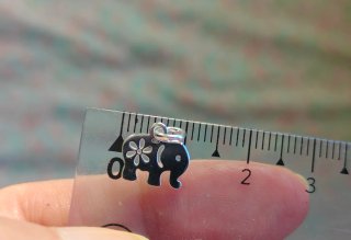 Colgante Elefante Plata 925