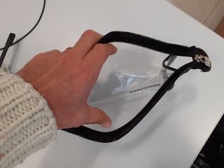 Pochette trasparente Dsquared2