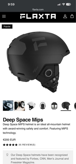 Casco Flaxta Deep Space mips Talla S