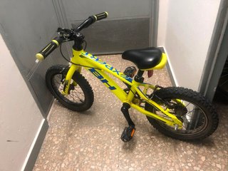 Bicicleta Infantil BH 14 Amarillo/Azul