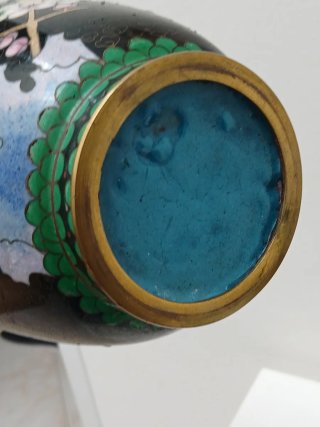 Vaso Cinese Vintage Cloisonné