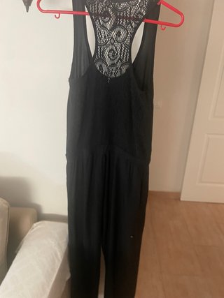 Mono pantalón negro encaje