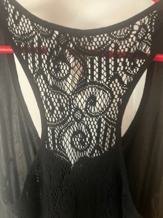 Mono pantalón negro encaje