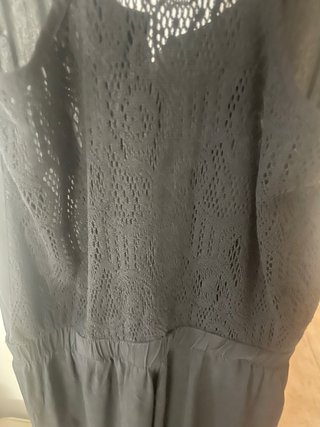 Mono pantalón negro encaje