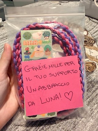 Guinzaglio per cani intrecciato rosa lilla