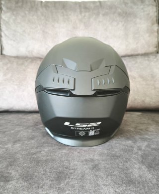 casco integral negro mate