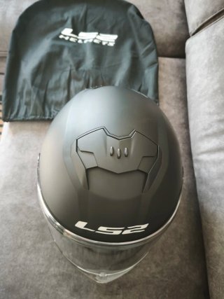 casco integral negro mate