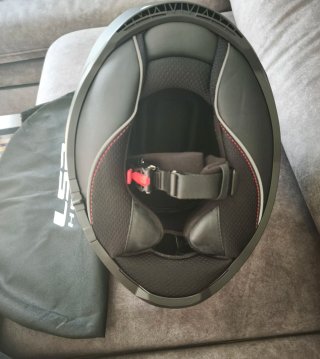casco integral negro mate