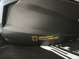 casco integral negro mate