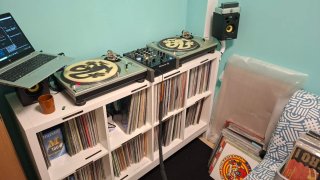 Technics SL 1200 MK2  con tapa original