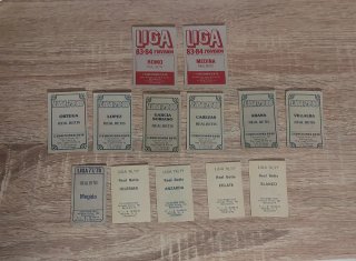 Lote cromos Real Betis antiguos