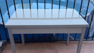Mesa extensible cocina/comedor cristal