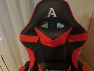 Silla de escritorio Alfordson con masaje