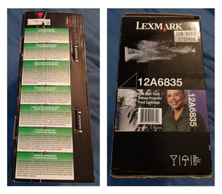 Toner Lexmark 12A6835 T520 Preto