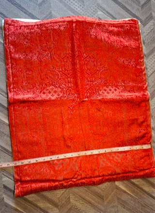 Manto Fallera Oro y Rojo