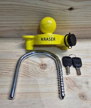 Candado Antirrobo Remolque KRASER KR815 Amarillo