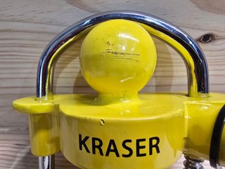 Candado Antirrobo Remolque KRASER KR815 Amarillo