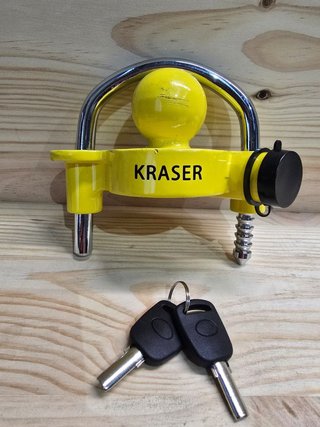 Candado Antirrobo Remolque KRASER KR815 Amarillo