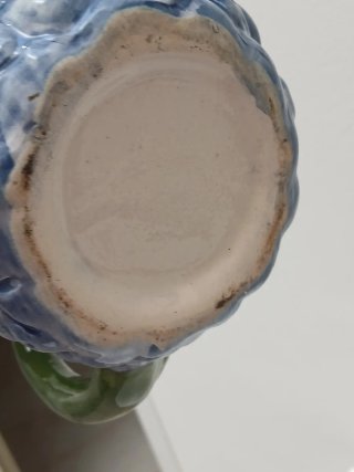 Caraffa vintage in ceramica blu
