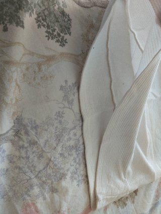 Falda blanca de tubo
