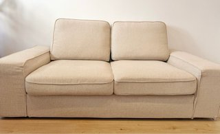 Sofá KIVIK 2 plazas IKEA beige claro