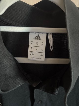Polo Adidas Talla XL Negro