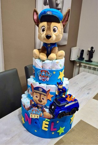 Cestas bebé y tartas pañales personalizadas