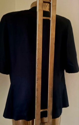 Giacca Marta Palmieri Blu Oro Tg. 50 Nuova