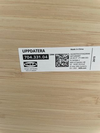 Organizzatore cassetti Ikea in bambù