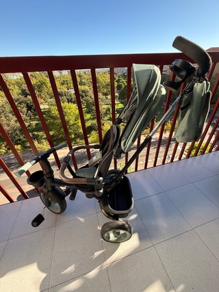 Triciclo evolutivo plegable bebé 1-5 años