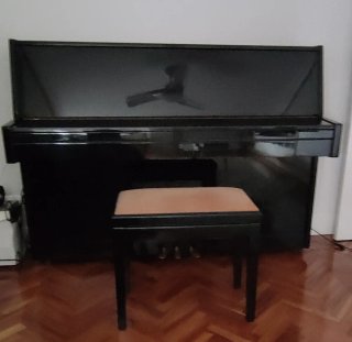 Piano Vertical Amadeus Negro