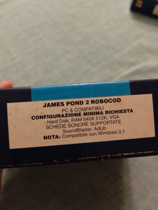 James Pond 2 Robocod Videogioco PC Big Box