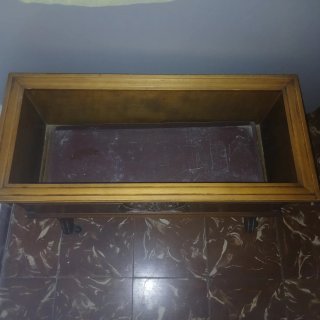 Jardinera vintage madera patas talladas