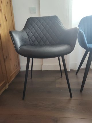 2 Sillas SKLUM Negro y Azul
