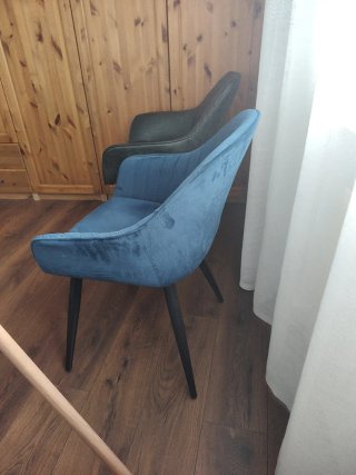 2 Sillas SKLUM Negro y Azul