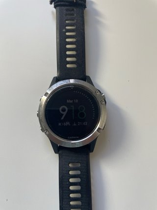Garmin Fenix 5 Negro/Plata