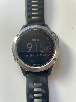 Garmin Fenix 5 Negro/Plata