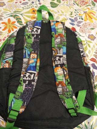 Mochila Minecraft Creeper y Personajes