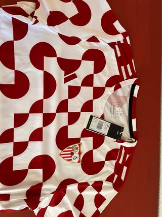 Camiseta Sevilla FC Adidas Talla M Calentamiento