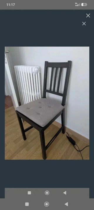 DOS Sillas Stefan Negras Ikea