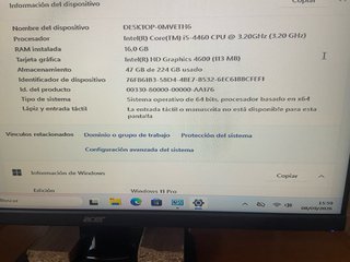 Equipo de PC Completo Negro/Rojo
