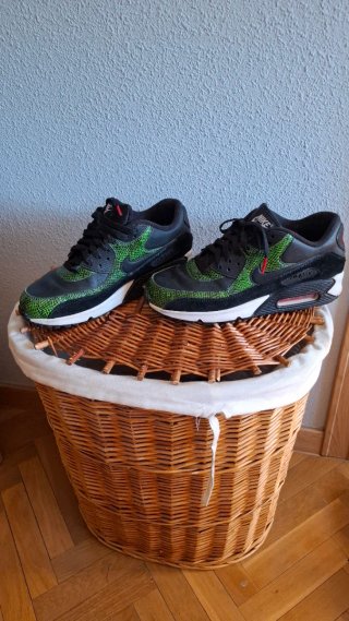 Nike Air Max Zapatillas Negras y Verdes