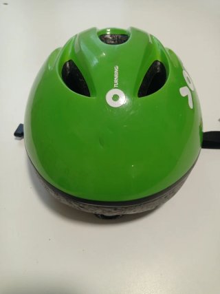 Casco infantil verde para bici Talla M